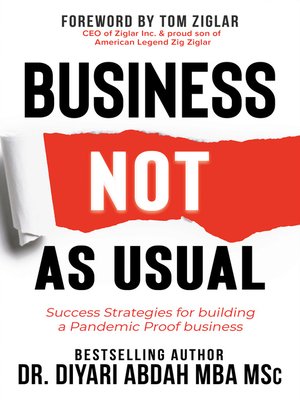 cover image of Business NOT as Usual